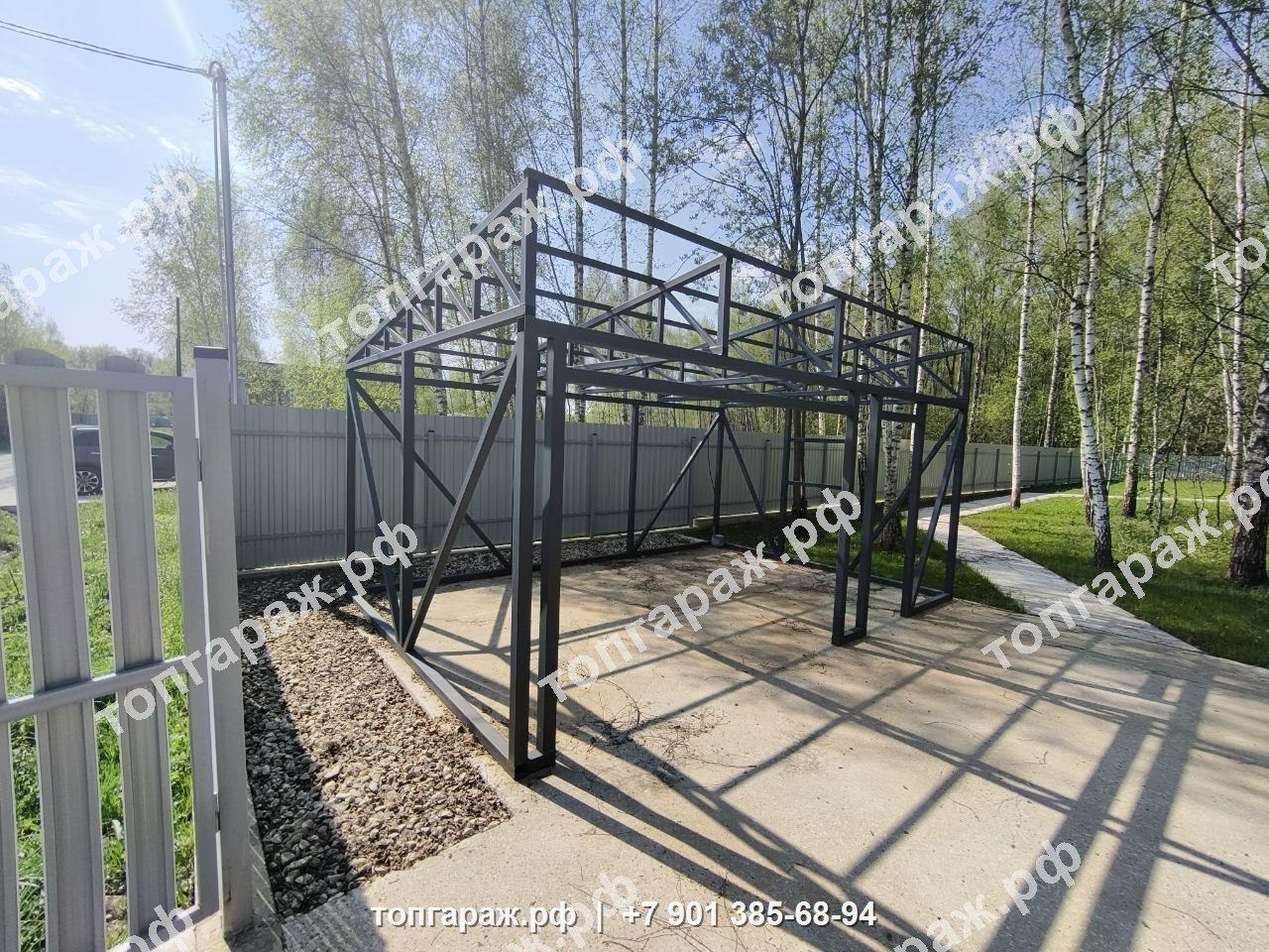 Готовый гараж из сэндвич-панелей