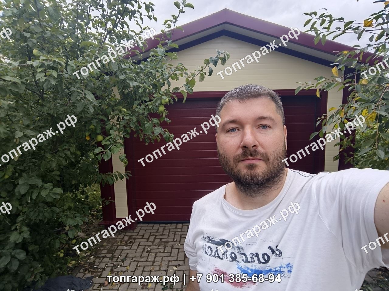 Готовый гараж из сэндвич-панелей